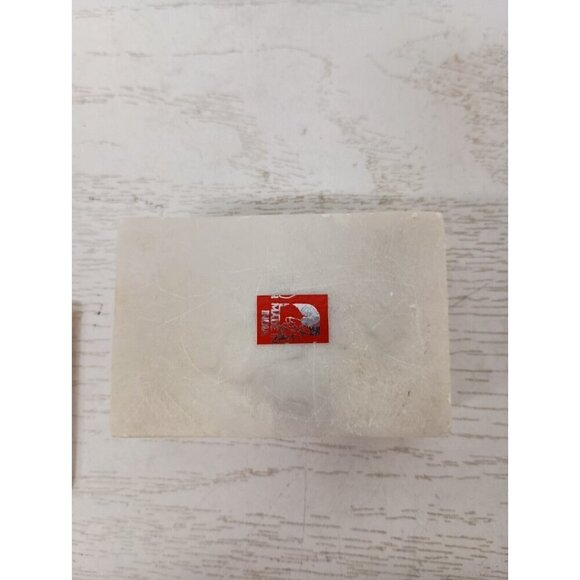 Vintage Carved Soap Stone Trinket Box Rocking Horse In Laid Mother Of Pearl Lid - Picture 8 of 12